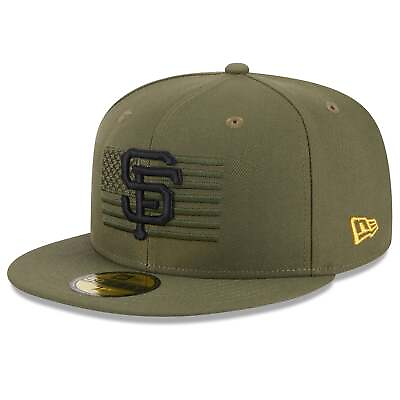 #ad 60352769 Mens New Era MLB 5950 ARMED FORCES DAY ON FIELD FITTED SF GIANTS $34.99