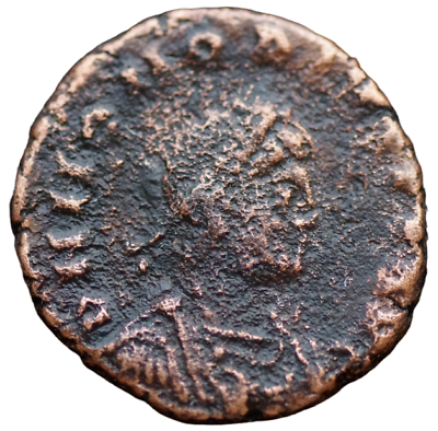 #ad HONORIUS. Ancient Roman coin. CAESAR 393 423 AD. Æ21 530 gramm. #164 $9.70