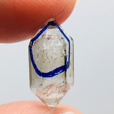#ad TOP Natural Herkimer diamond crystal moving water quicksand drop enhydro 1.1G $24.17