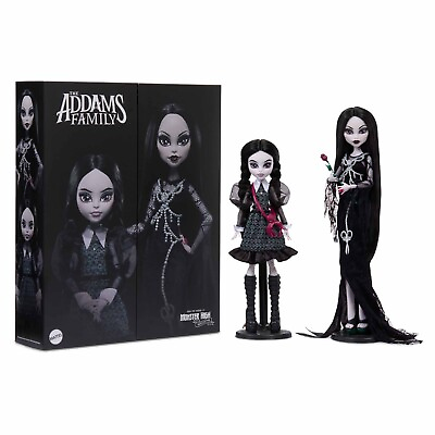 #ad Mattel Monster High Skullector Addams Family Doll Two Pack Presale $179.99