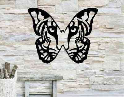 #ad Wall Art Home Decor Metal Acrylic 3D Silhouette Poster USA Butterfly Tiger Home $84.99