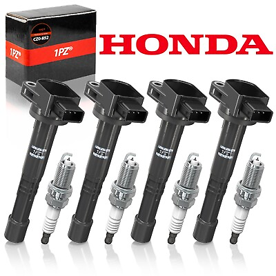 #ad 4 Ignition Coil Pack Honda CR V Civic Element Acura CSX 2.0 2.4 l4 02 11 UF311 $79.79