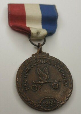 #ad Vintage New York Journal American Medal 1959 $89.00