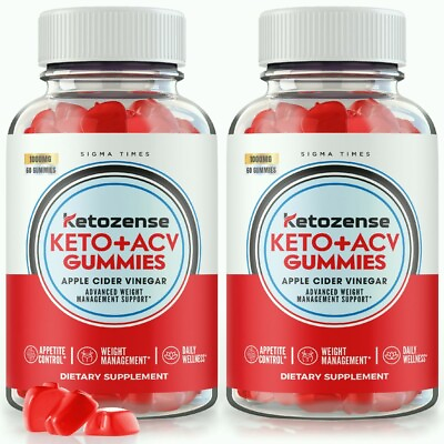#ad 2 Pack Ketozense Keto ACV Advanced Weight Loss Gummies to Lose Belly Fat $39.95