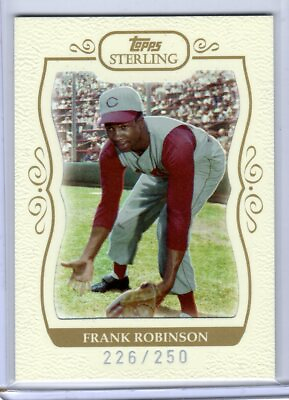 #ad Frank Robinson 2008 Topps Sterling #255 Ser#d 226 250 $2.99