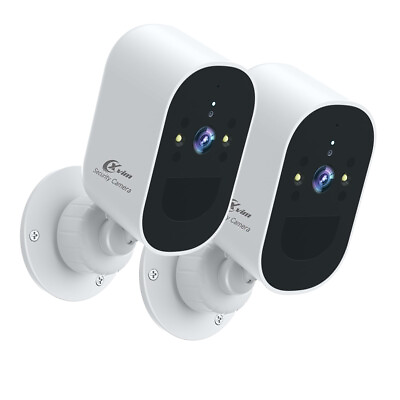 #ad XVIM 4MP Wireless Security Camera Home Wi Fi Battery Camera Waterproof Outdoor $27.99