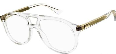 #ad NEW Gucci GG1320o 003 Crystal Crystal Eyeglasses $238.50