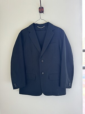 #ad Wacko Maria Black Cotton Twill Suit see Measurements $299.00