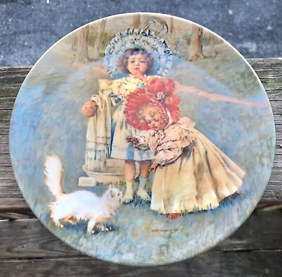 #ad Vintage Surprise For Kitty Childish Charm and Nostalgia Collector Plate $16.00