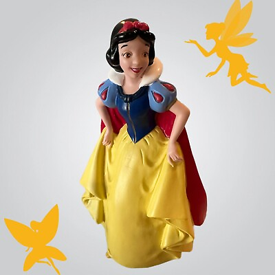#ad VTG Disney Snow White Bank Rare Princess Coin Piggy Bank 60’s W Stopper 10 Inch $10.20