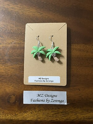 #ad Coconut Tree Earrings $10.00