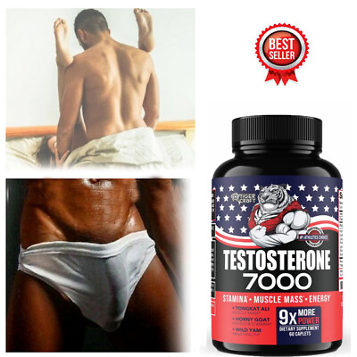 #ad Men#x27;s Health 60 Caps Testosteron Booster for Men Build Energy Muscle $10.62