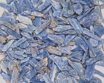 #ad 1 4 lb Rough Natural Blue Kyanite Blades Pieces Stone Crystals $10.99