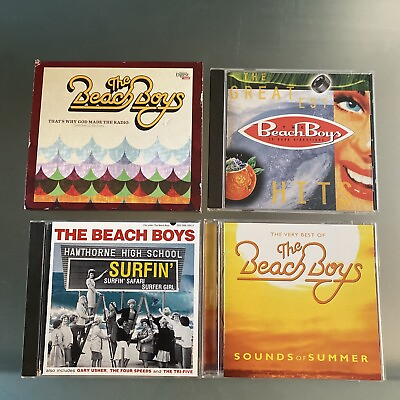 #ad The Beach Boys 6 LOT: That#x27;s Why God Made the Radio Chronicle Edition Surfin VG $29.99