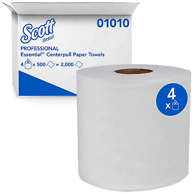 #ad Scott® Essential Center Pull Paper Towels 01010 White Perforated Hand Paper $87.99