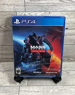 #ad #ad Mass Effect Legendary Edition PlayStation 4 2021 PS4 Brand NEW Tear On Seal $17.99