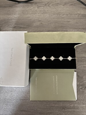 #ad Vancleef Bracelet replica Custom Jewelry In 18k Gold $1050.00