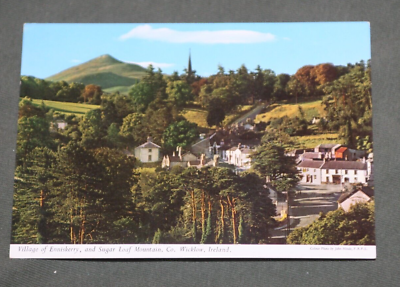 #ad Vintage Postcard: Village of Enniskerry amp; Sugar Loaf Mountain Wicklow Ireland $2.54