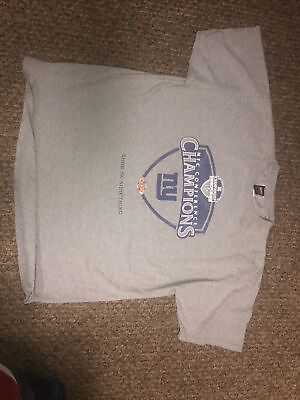 #ad Ny Giants Nfc Champs Barely Used 2000 XL On Field Tee $89.99