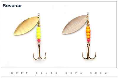 #ad Spinner Lure 1pcs 12.6g 27.2g Spoon Lure Brass Metal Fishing Lure Hard Bait Carp $10.90