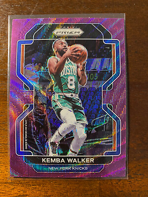 #ad 2021 22 Prizm Basketball Kemba Walker #122 Purple Wave Celtics Knicks $2.49