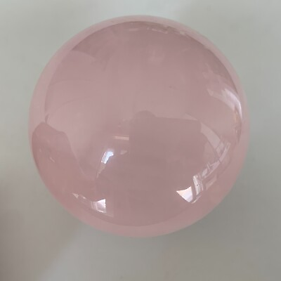 #ad TOP 0.39LB Natural hexagram pink rose quartz sphere crystal ball healing YC218 $29.25