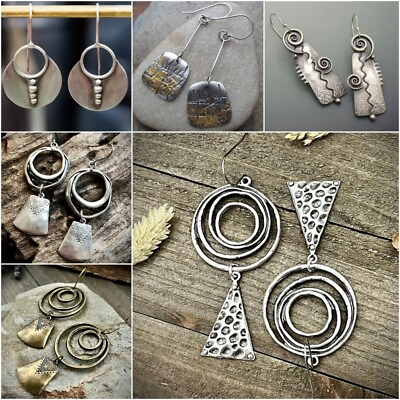 #ad 925 Silver Plated Ear Hook Party Earrings Women Dangle Drop Boho Wedding Jewelry C $4.32