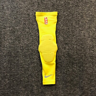 #ad Nike Pro WNBA Player Women Yellow Padded Shooting Arm Sleeve XS PAC471 746 NWT $17.15