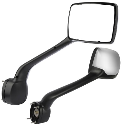 #ad Pair Set Mirrors Chrome View For 00 17 Kenworth T680 Peterbilt Leftamp;Right Side $126.50