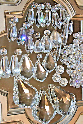 #ad #ad Lot 100 Waterford Crystal Chandelier Prism Various Sizes amp; Shapes $499.00