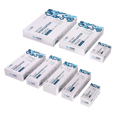#ad OneMed Dental Self Seal Sterilization Pouches Pouch Autoclave Sterilizer Bags $68.99
