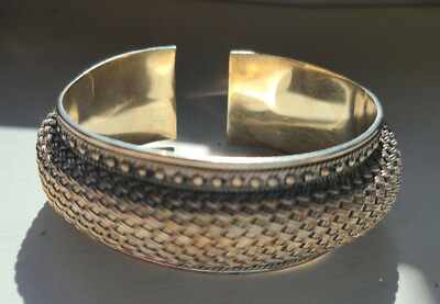 #ad Sterling 8in Cuff Bracelet $75.00