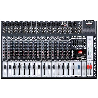 #ad Berlingtone BR 166MX Professional 16 Channel Bluetooth Studio Audio Mixer $289.00