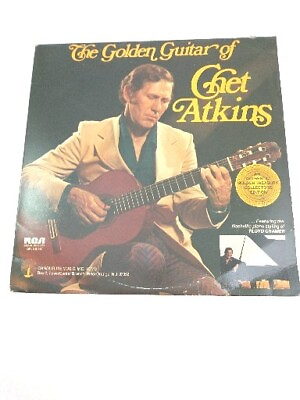 #ad Chet Atkins The Golden Guitar Of Chet Atkins Vinyl 1975 RCA $14.99