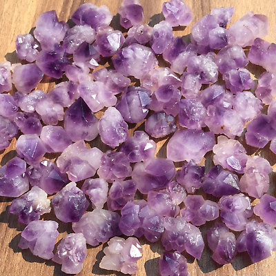 #ad 1LB natural Amethyst flowers quartz crystal healing Mineral wholesale random $28.00