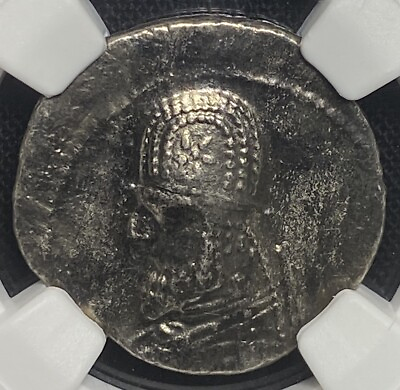 #ad MITHRADATES III 87 80 BC PARTHIAN KINGDOM Silver Persian DRACHM COIN NGC Ch VF $219.99