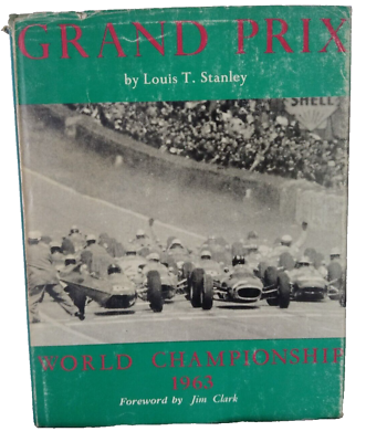#ad Grand Prix Louis T Stanley 1963 Season Hardcover Book World Championship GBP 72.00