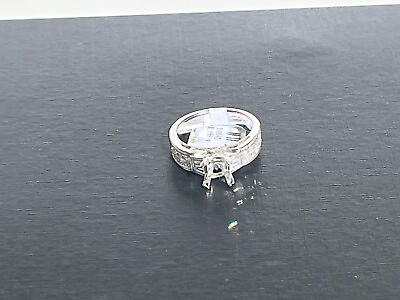 #ad Engagement Diamond Ring 18K White Gold with Elegant Round Shape Design $871.00