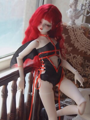 #ad BJD Clothing Only 1 6 1 4 1 3 Outfit Devil W Wings for YoSD MSD MDD SD Dollfie $23.99