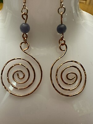 #ad Copper Earrings $17.00