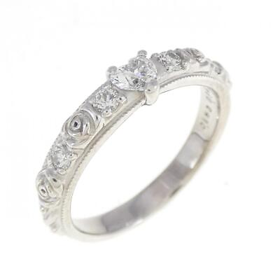 #ad Authentic PT Heart Diamond Ring 0.160CT #260 004 016 3239 $429.24