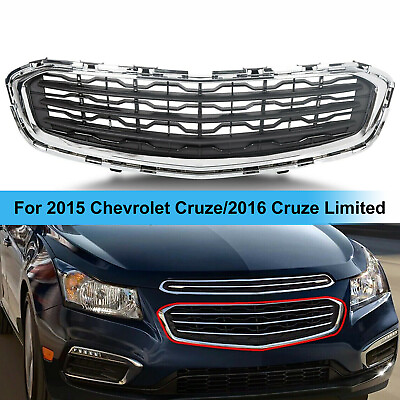 #ad Chrome Front Lower Grille Grill For 2015 Chevrolet Cruze 2016 Cruze Limited $43.61