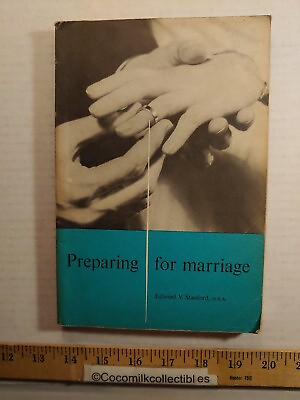 #ad Vintage 1961 Preparing For Marriage Edward V. Stanford Book $15.49