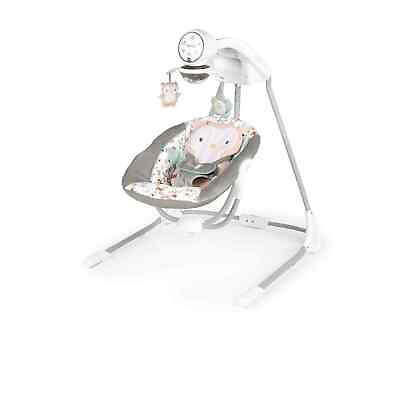 #ad Ingenuity InLighten 5 Speed Baby Swing Swivel Infant Seat Nature Sounds NEW $100.00
