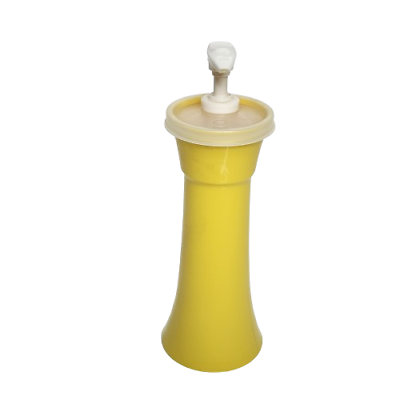 #ad Tupperware Mustard Dispenser 718 Yellow 870 871 Very Clean $6.05