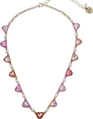 #ad 💗💗💗New With Tag 🏷️ Betsey Johnson Necklace Heart Retail $68💗💗💗💗 $49.00