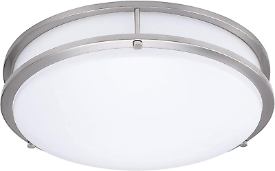 #ad Double Ring Dimmable LED Light Flush Mount Ceiling Light Light Fixture Porch $84.99
