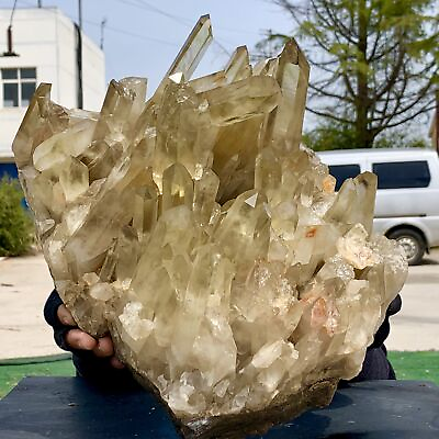 #ad 22.83LB Natural Citrine cluster mineralspecimen quartz crystal healing $1435.00