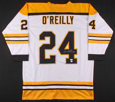 #ad Terry O#x27;Reilly Signed Boston Bruins Throwback Home Jersey JSA COA $127.96