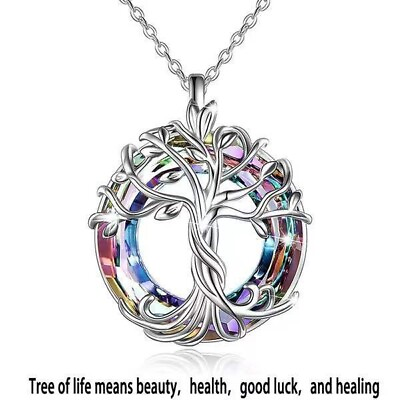 #ad Tree Pendant Necklace Alloy Plating Metal Necklace Fashion jewellery $14.99